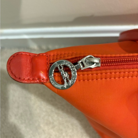 Longchamp Vibrant Orange Tote Bag - Picture 7 of 10